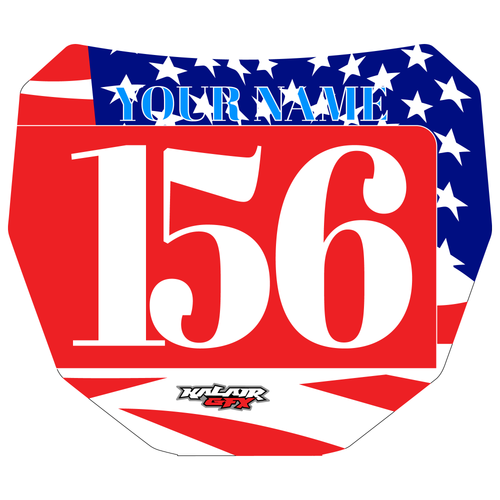 ODI Number Plate Decal Design 6