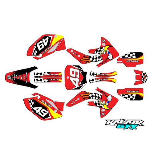 Graphics Kit for Honda CRF150R (2007-2023) Pecker Series