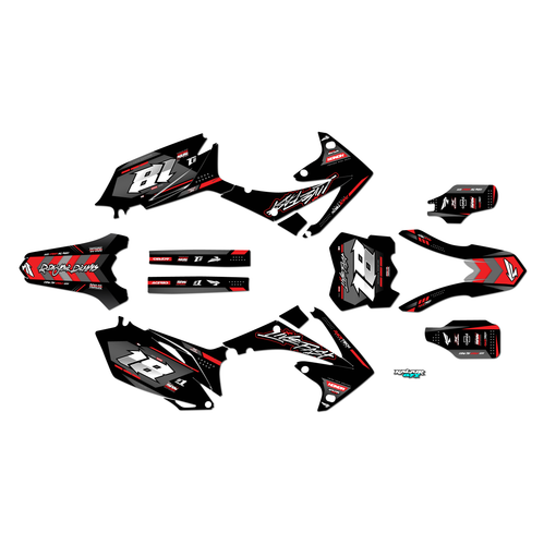 Graphics Kit for Honda CRF250R (2010-2013) Rebel Series