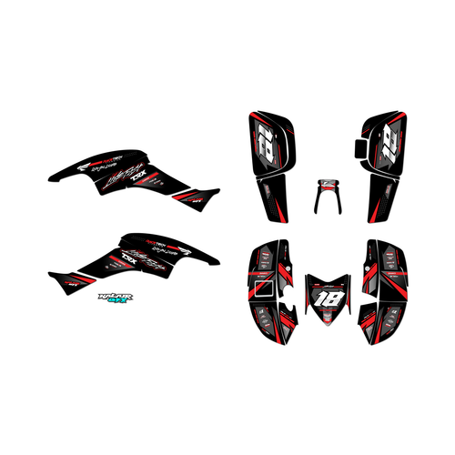 Graphics Kit for Honda TRX400EX (2005-2007) Rebel Series