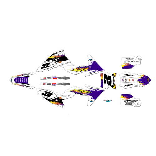 Graphics Kit for Ktm 450XCF (2023) Vintage Series