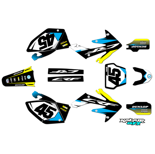 Graphics Kit for Honda CRF250R (2004-2009) Division Series