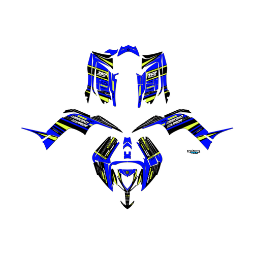 Graphics Kit for Yamaha RAPTOR 90 (2016-2023) Warrior Series