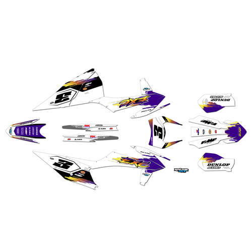 Graphics Kit for Ktm 300XCW (2020-2023) Vintage Series