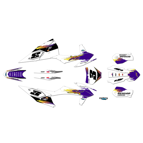 Graphics Kit for Ktm 450SXF (2019-2022) Vintage Series