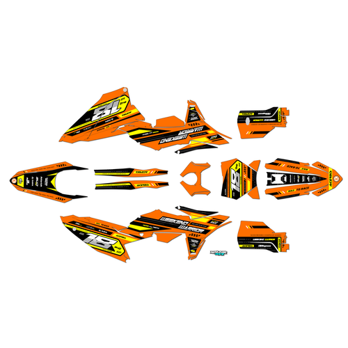 Graphics Kit for Ktm 350XCF (2024-2025) Warrior Series