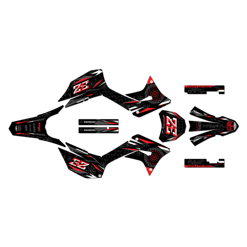Graphics Kit for Honda CRF250F (2019-2025) Midgard Series
