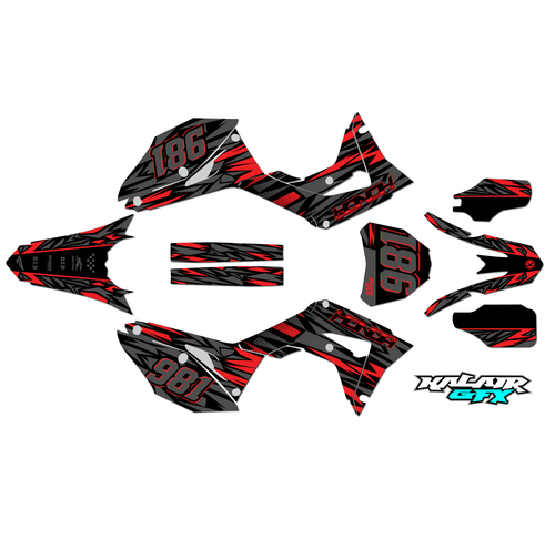 Graphics Kit for Honda CRF450R (2017-2020) Twitch Series