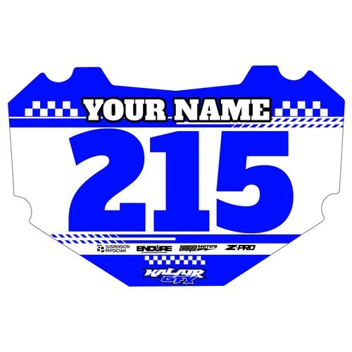 StacyC Number Plate Decal Design 4