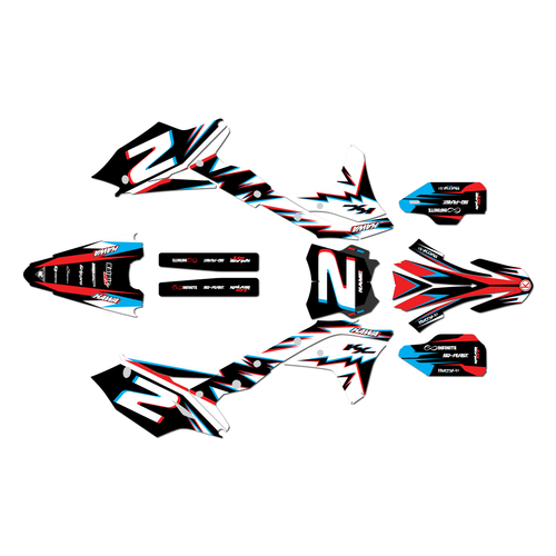 Graphics Kit for Kawasaki KX250F (2017-2020) Vision Series