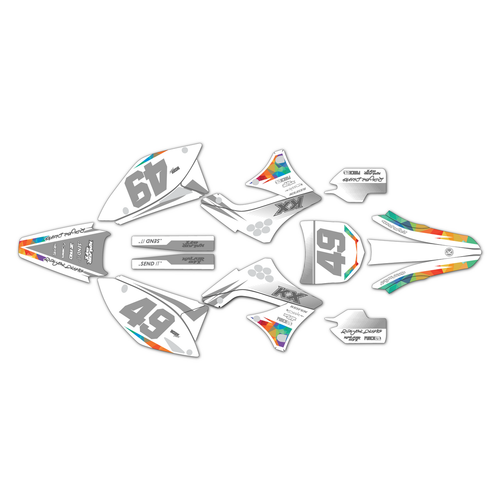 Graphics Kit for Kawasaki KX450F (2009-2011) Blaze Series