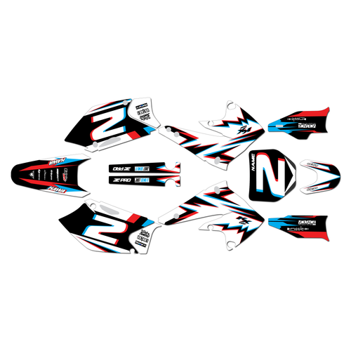 Graphics Kit for Kawasaki KX250F (2004-2005) Vision Series