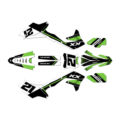 Graphics Kit for Kawasaki KX450F (2016-2018) Enigma Series