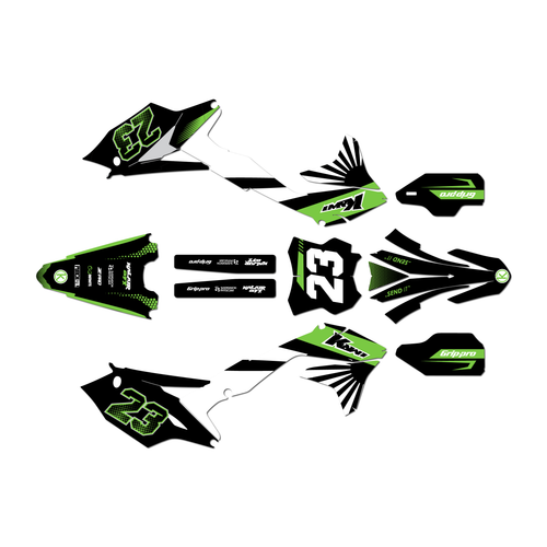 Graphics Kit for Kawasaki KX450F (2016-2018) Fh Series