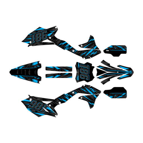 Graphics Kit for Kawasaki KX450F (2016-2018) Twitch Series