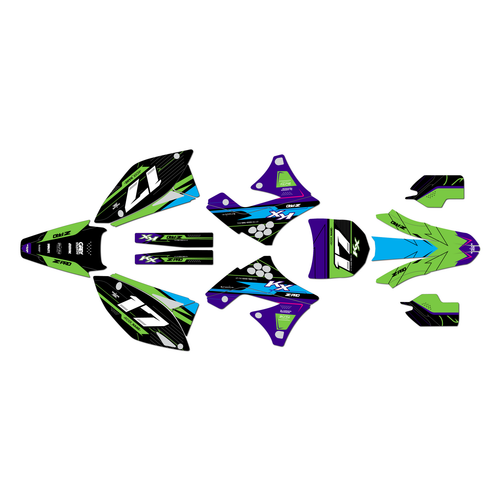 Graphics Kit for Kawasaki KX250F (2009-2012) Axis Series