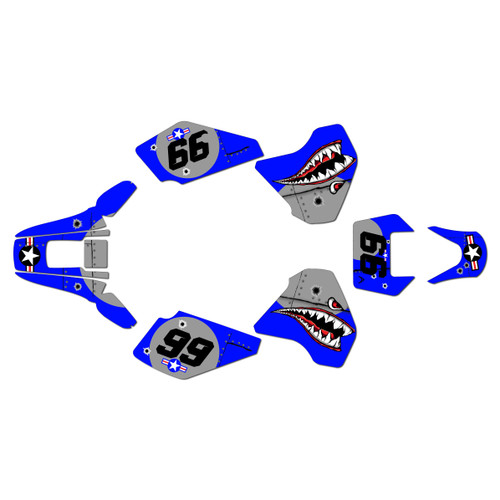 Graphics Kit for Suzuki DR350 (1990-2000) Predator Series