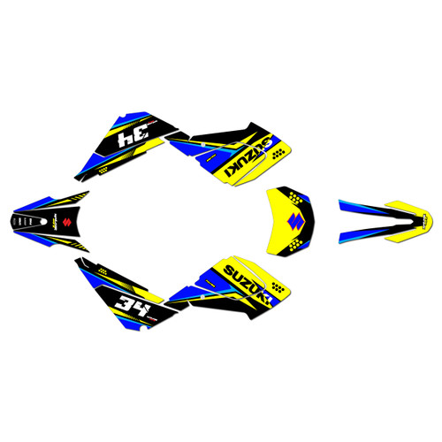 Graphics Kit for Suzuki DR200-S (All Years) Icon Series