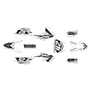 yamaha yz65 graphics kit 2018-2026 lethal series white