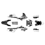yamaha yz65 graphics kit 2018-2026 usa series white