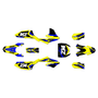 yamaha yz65 graphics kit 2018-2026 vintage series yellow-shift