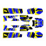 yamaha banshee350 graphics kit 1987-2012 blazing series yellow
