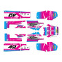 yamaha banshee350 graphics kit 1987-2012 blitz series magenta