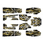 yamaha banshee350 graphics kit 1987-2012 prime series gold
