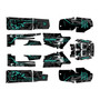 yamaha banshee350 graphics kit 1987-2012 revolt series teal