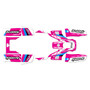 yamaha warrior350 graphics kit all years factory series magenta