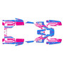 yamaha warrior350 graphics kit all years future series magenta