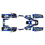 yamaha warrior350 graphics kit all years prime series blue