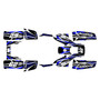 yamaha warrior350 graphics kit all years prime series blue-shift