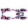 yamaha warrior350 graphics kit all years swift series magenta