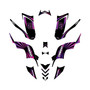 yamaha raptor90 graphics kit 2009-2015 fh series purple