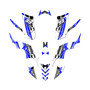 yamaha raptor90 graphics kit 2009-2015 future series blue