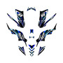 yamaha raptor90 graphics kit 2009-2015 prime series blue