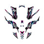 yamaha raptor90 graphics kit 2009-2015 prime series magenta