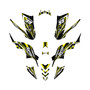 yamaha raptor90 graphics kit 2009-2015 prime series yellow