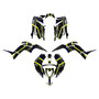 yamaha raptor90 graphics kit 2016-2026 electron series yellow-shift