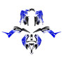 yamaha raptor90 graphics kit 2016-2026 fracture series blue