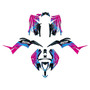 yamaha raptor90 graphics kit 2016-2026 fracture series magenta