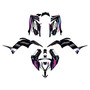 yamaha raptor90 graphics kit 2016-2026 rebel series magenta