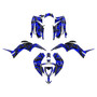 yamaha raptor90 graphics kit 2016-2026 snagged series blue-shift
