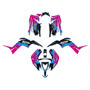 yamaha raptor110 graphics kit 2024-2026 fracture series magenta
