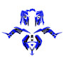 yamaha raptor110 graphics kit 2024-2026 speed series blue