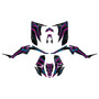 yamaha raptor350 graphics kit all years electron series magenta