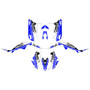 yamaha raptor350 graphics kit all years future series blue