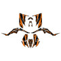 yamaha raptor350 graphics kit all years swift series orange
