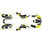 yamaha raptor660 graphics kit 2001-2005 division series yellow